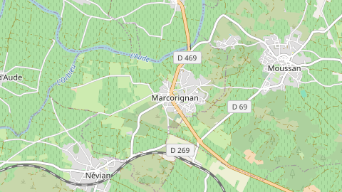 Carte de localisation de l'évènement
