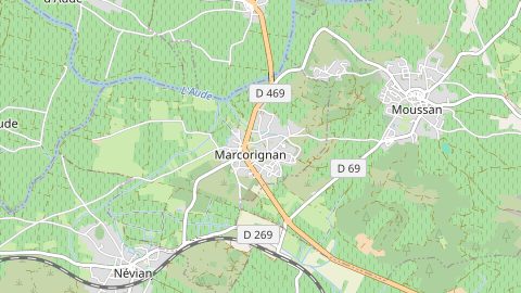 Carte de localisation de l'évènement
