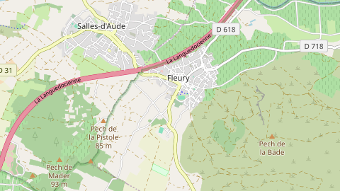 Carte de localisation de l'évènement