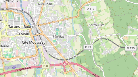 Carte de localisation de l'évènement