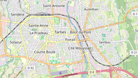 Carte de localisation de l'évènement