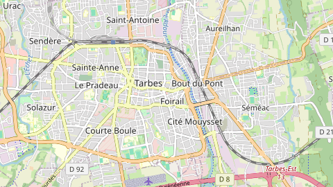 Carte de localisation de l'évènement