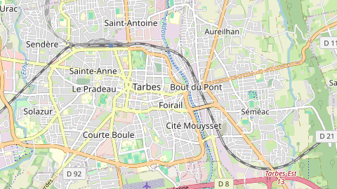 Carte de localisation de l'évènement