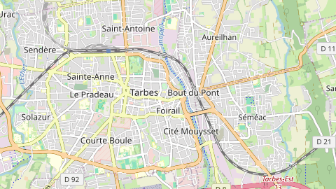 Carte de localisation de l'évènement