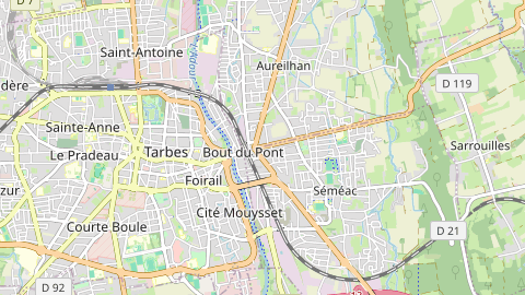 Carte de localisation de l'évènement