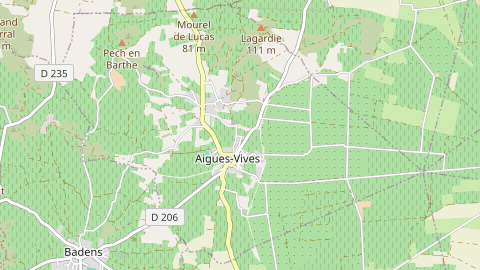 Carte de localisation de l'évènement