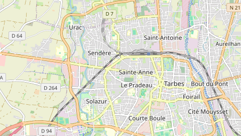 Carte de localisation de l'évènement
