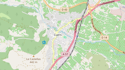 Carte de localisation de l'évènement