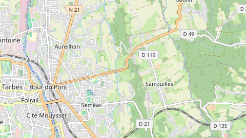Carte de localisation de l'évènement