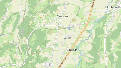 Carte de localisation de l'évènement