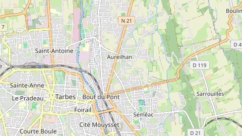 Carte de localisation de l'évènement