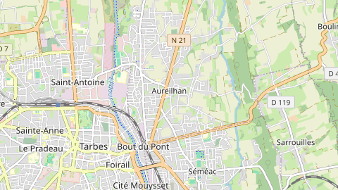 Carte de localisation de l'évènement