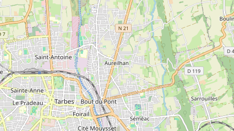 Carte de localisation de l'évènement