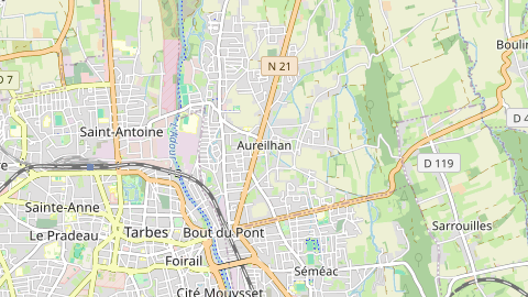 Carte de localisation de l'évènement