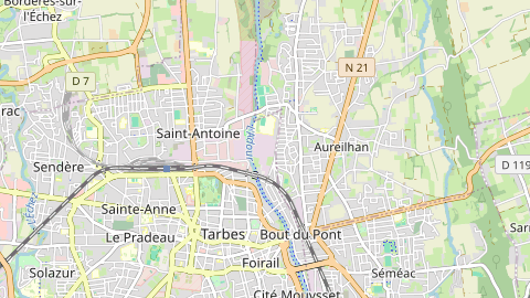 Carte de localisation de l'évènement