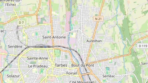 Carte de localisation de l'évènement