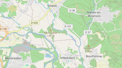 Carte de localisation de l'évènement
