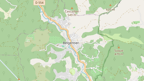 Carte de localisation de l'évènement