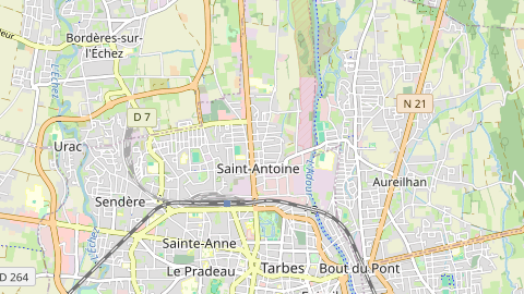 Carte de localisation de l'évènement