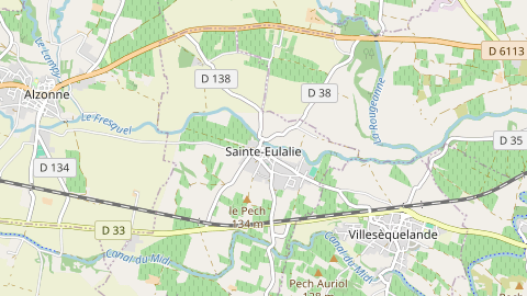 Carte de localisation de l'évènement