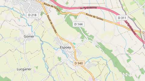 Carte de localisation de l'évènement