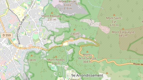 Carte de localisation de l'évènement