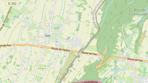 Carte de localisation de l'évènement