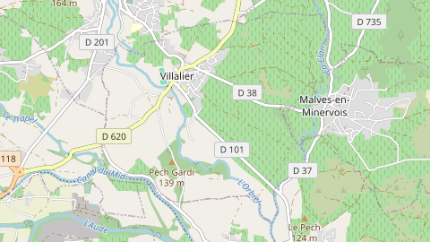 Carte de localisation de l'évènement