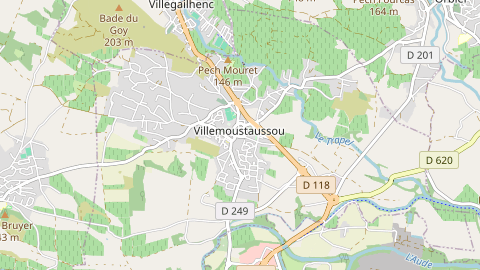 Carte de localisation de l'évènement