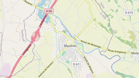 Carte de localisation de l'évènement