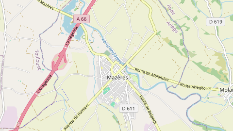 Carte de localisation de l'évènement