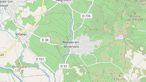 Carte de localisation de l'évènement