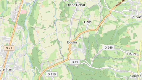 Carte de localisation de l'évènement