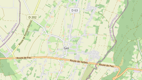 Carte de localisation de l'évènement