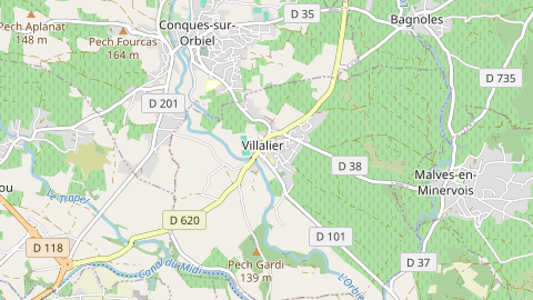 Carte de localisation de l'évènement