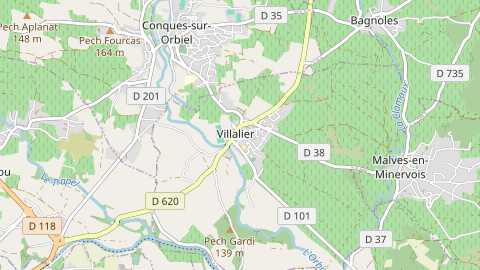 Carte de localisation de l'évènement