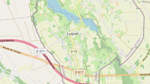 Carte de localisation de l'évènement