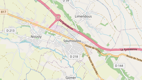 Carte de localisation de l'évènement