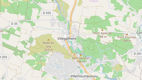 Carte de localisation de l'évènement