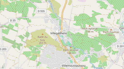 Carte de localisation de l'évènement