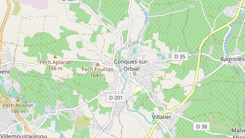 Carte de localisation de l'évènement