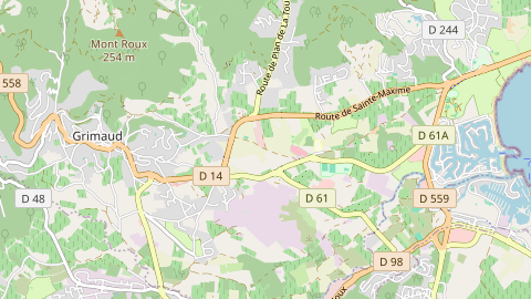 Carte de localisation de l'évènement