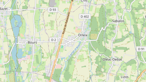 Carte de localisation de l'évènement
