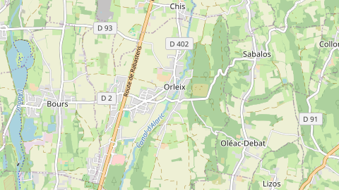 Carte de localisation de l'évènement