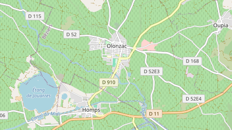 Carte de localisation de l'évènement