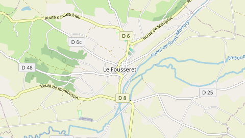 Carte de localisation de l'évènement