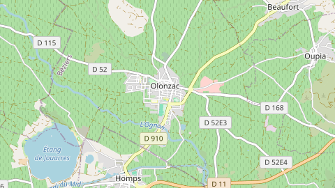 Carte de localisation de l'évènement