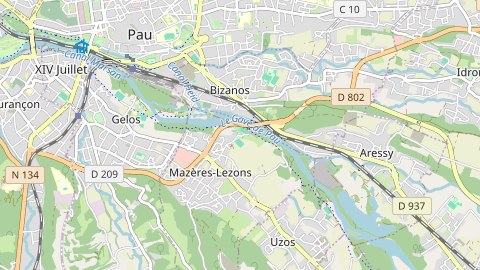 Carte de localisation de l'évènement