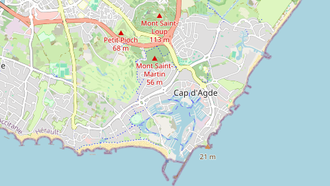 Carte de localisation de l'évènement