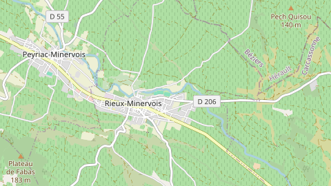 Carte de localisation de l'évènement